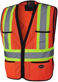 Hi-Vis Safety Vest Orange (6926)